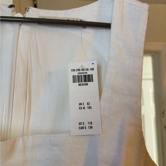 Linen-Blend Shift Maxi Dress - Picture 2 of 3